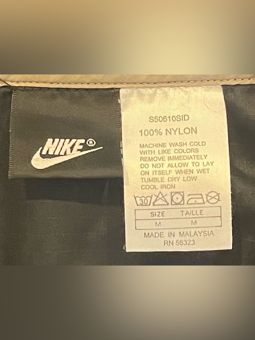 Vintage Nike Windbreaker Jacket Black Teal Colorblock Y2K Men’s M Hiking Gear - Picture 10 of 10
